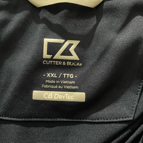 Cutter & Buck CB DryTec Polo Shirt Men's XXL Short Sleeve Pelican Hill Golf - Picture 3 of 4